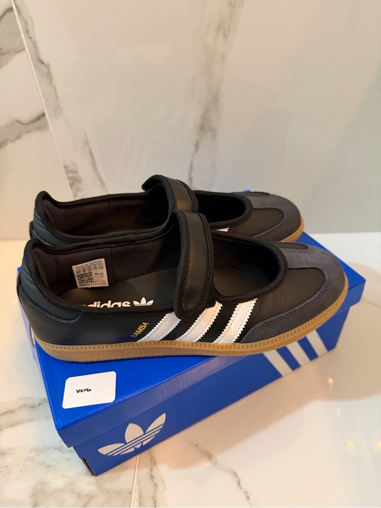 adidas Shoes - adidas Samba Mary Jane Sneakers in Black, White, Gum